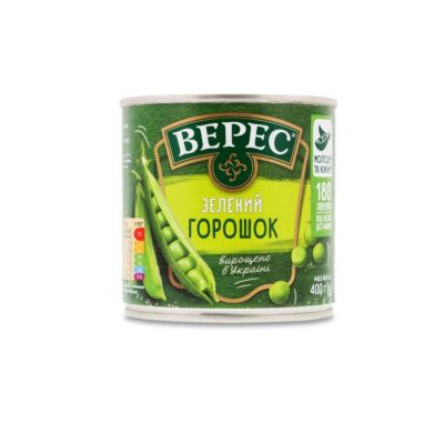 Горошок Верес Зелений ж/б 400г