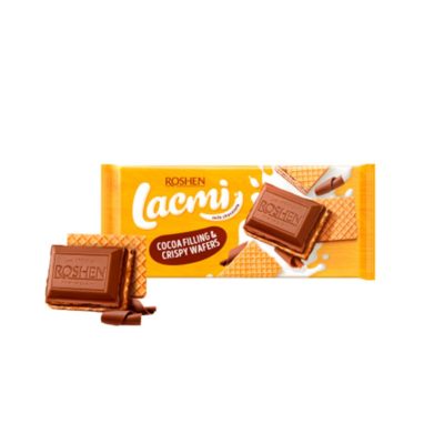 Шоколад Roshen Lacmi Шоколадна начинка/Вафля 90г