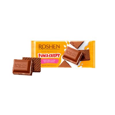 Шоколад Roshen Lacmi Молочна начинка/Вафля 90г