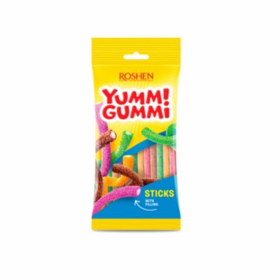 Цукерки Рошен Yummi Gummi Sour Sticks 70г