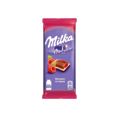 Шоколад Мілка Малина/Крем 100г