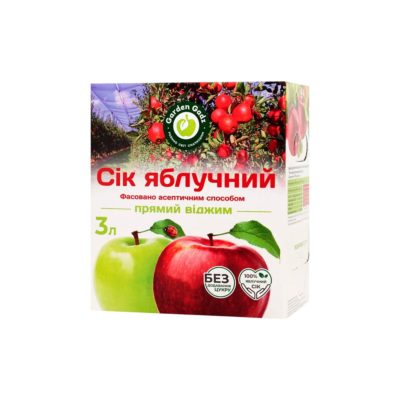 Сік Gadz Стерилізований Яблуко 3л 