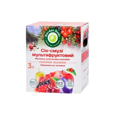 Сік-смузі Gadz Мультифрукт 3л 