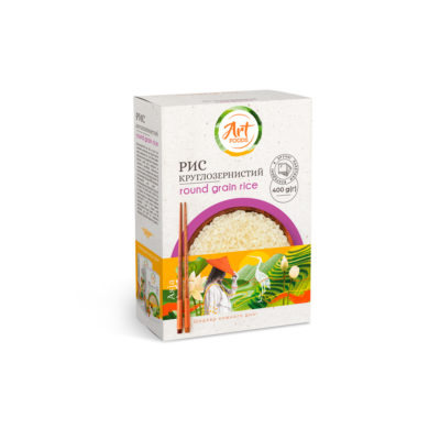 Крупа Art Foods Рис Круглозернистий 4*100г