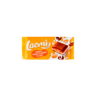 Шоколад Roshen Lacmi Peanuts Peanut&Caramel Fillings 87г