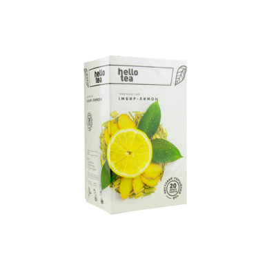 Чай Hello Tea Імбир/Лимон 20*3г
