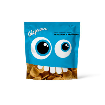 Грінки Оберчики Пшеничні Сметана з зеленню 50г