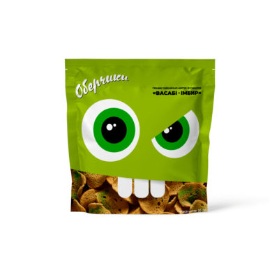 Грінки Оберчики Пшенично-Житні Васабі/Імбир 50г