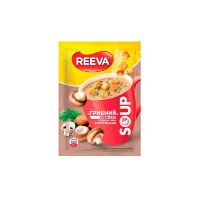 Крем-суп Reeva Гриби/Крутони 15,5г