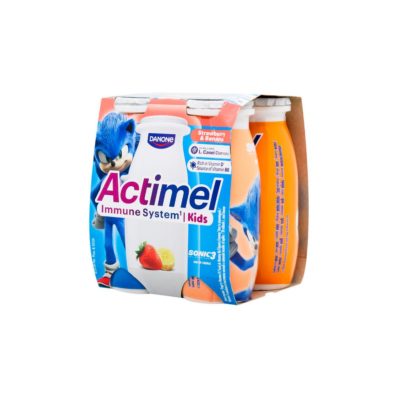 Продукт Actimel Кисломолоч Полуниця/Банан 1,4% 4*100г