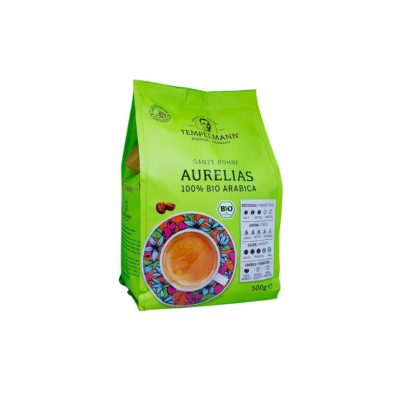 Кава Tempelmann в зернах Bio Aurelias 500г