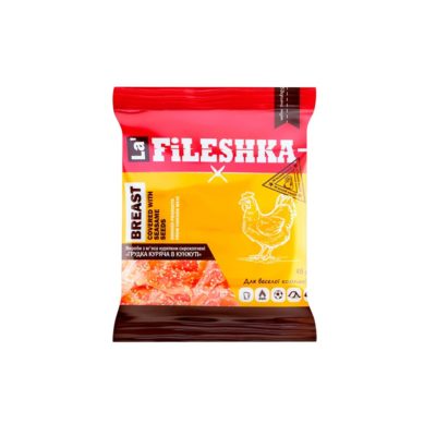 Снеки La' Fileshka Грудка куряча в кунжуті 45г