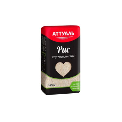 Крупа Аттуаль Рис Круглозернистий 1кг